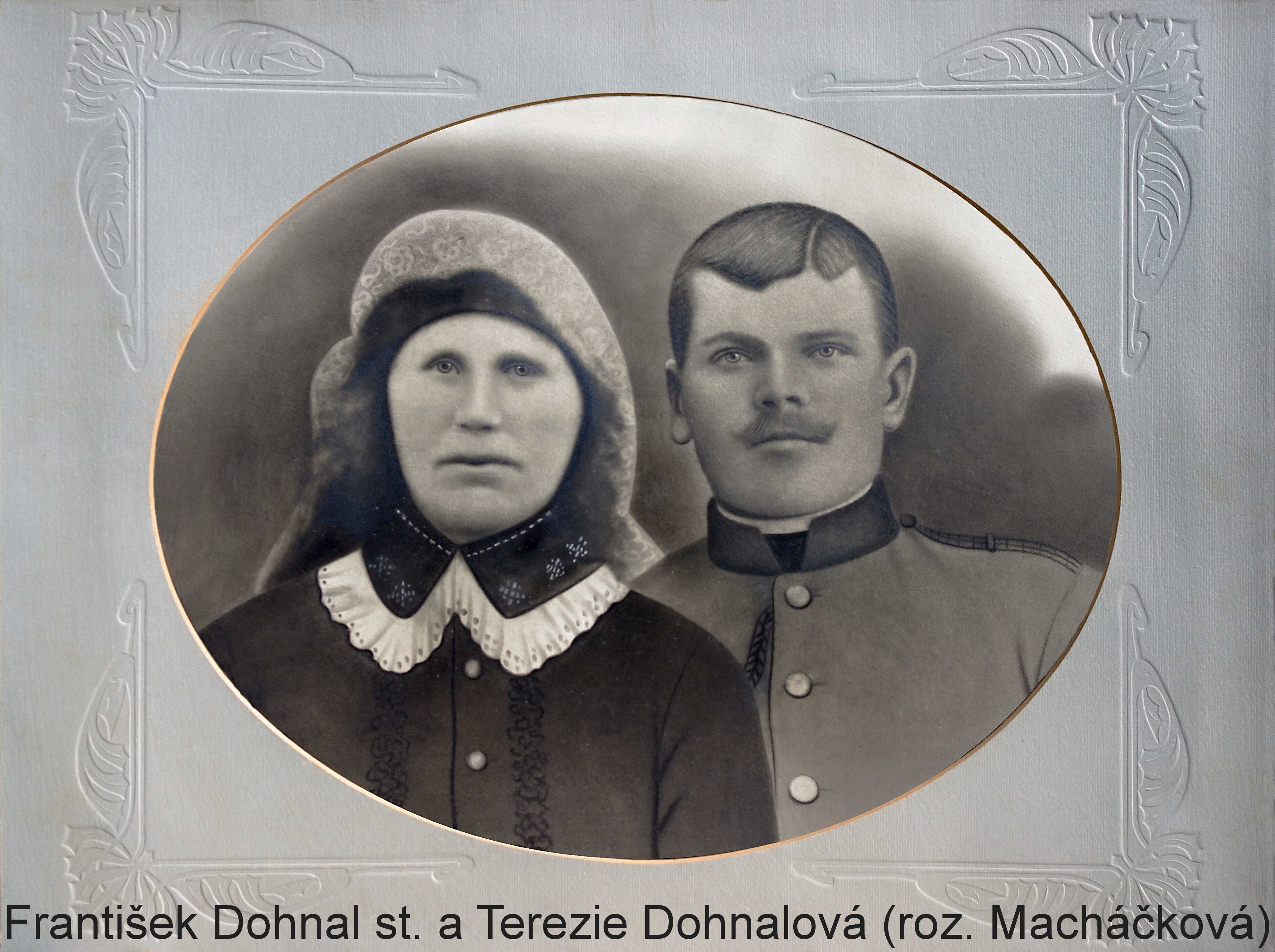 Dohnalovi Terezie a František, rodiče Františka Dohnala, mlynáře